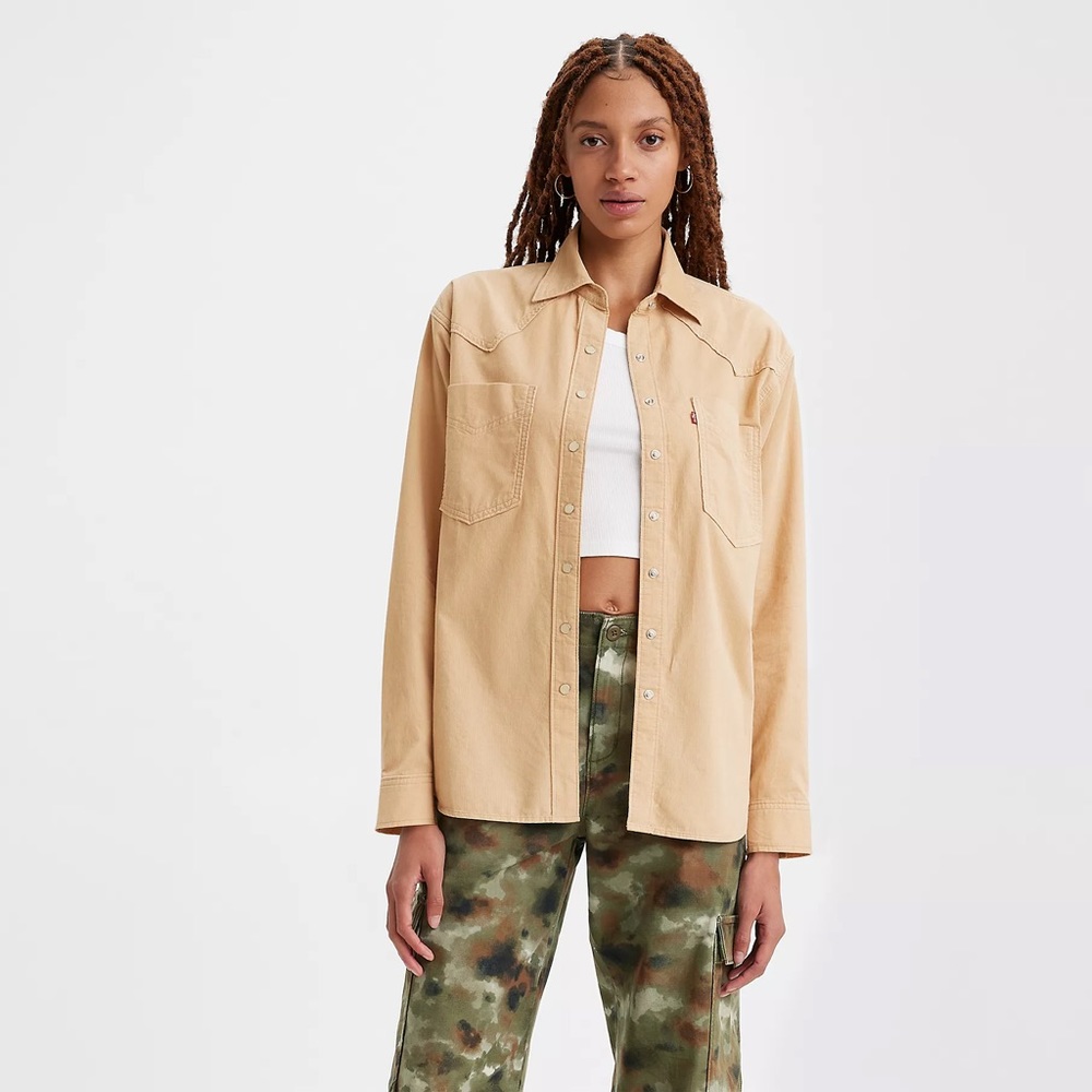 Levi’s button up corduroy shirt